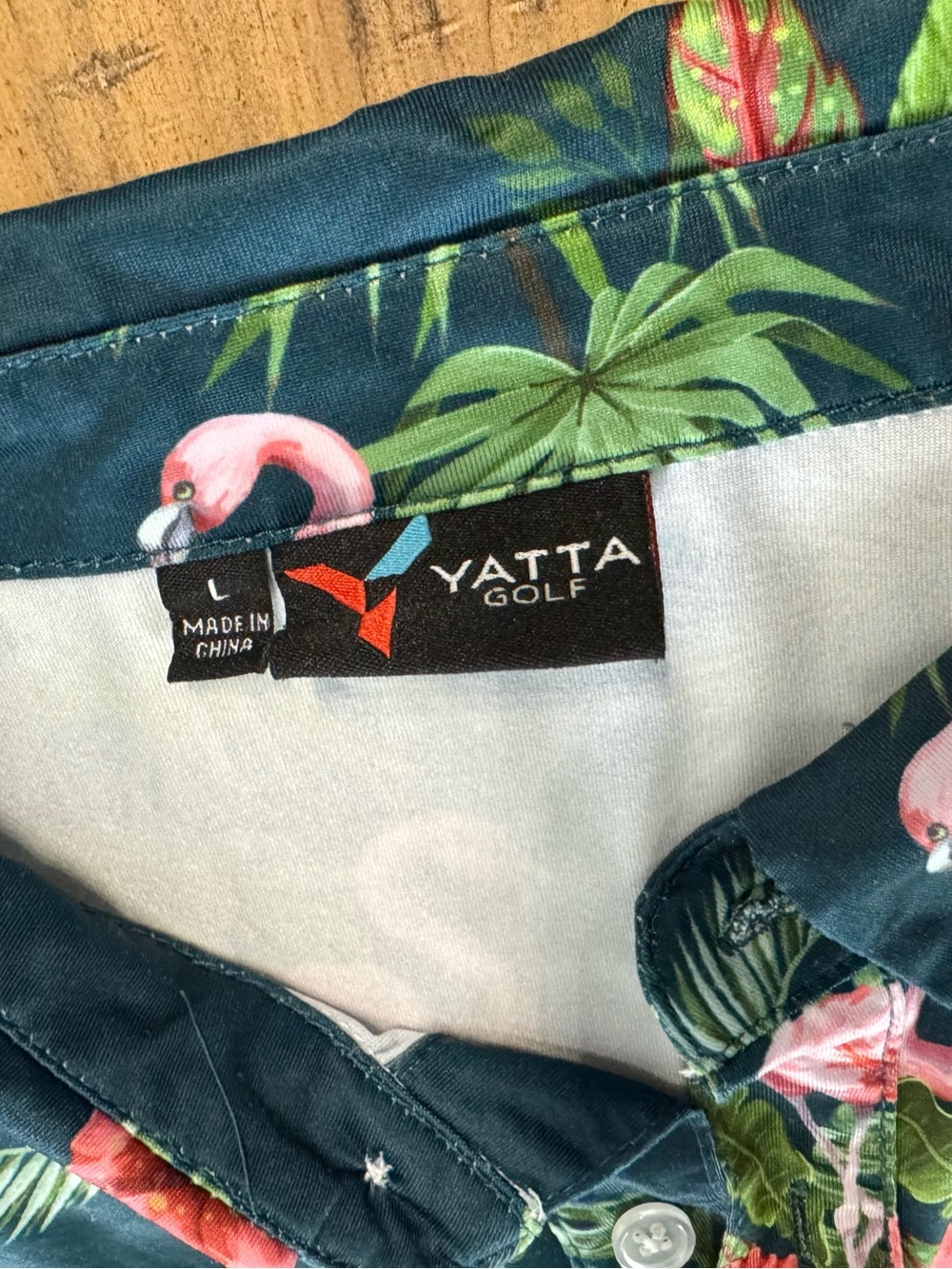 YATTA GOLF Men's Standout Performance Polo Shirts NŌ KA ʻOI Size L - Picture 4 of 4